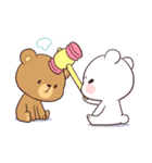 Bear Couple : Milk ＆ Mocha（個別スタンプ：29）