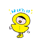 レインコートちゃん（個別スタンプ：18）