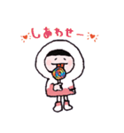 レインコートちゃん（個別スタンプ：24）