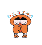 レインコートちゃん（個別スタンプ：34）