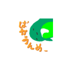 長岡弁を愛する緑の鳥（個別スタンプ：10）