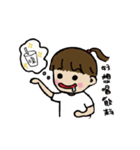 A-chu talking and drawing.（個別スタンプ：12）