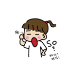 A-chu talking and drawing.（個別スタンプ：14）