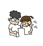 A-chu talking and drawing.（個別スタンプ：21）