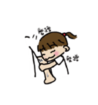 A-chu talking and drawing.（個別スタンプ：37）