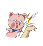 Little Pig with small meow-Interactive2（個別スタンプ：13）