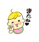 スクスク赤ちゃん（個別スタンプ：3）
