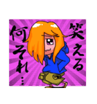 青いパーカーの女の子（個別スタンプ：30）