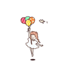 みつあみとおともだちのスタンプ（個別スタンプ：13）