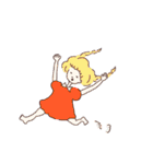 みつあみとおともだちのスタンプ（個別スタンプ：14）