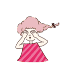 みつあみとおともだちのスタンプ（個別スタンプ：16）