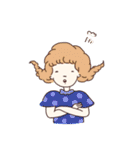 みつあみとおともだちのスタンプ（個別スタンプ：22）