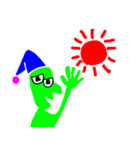 color humans（個別スタンプ：19）