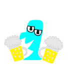 color humans（個別スタンプ：33）