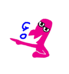 color humans（個別スタンプ：40）