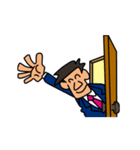 Business Man in Suit（個別スタンプ：1）