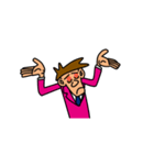 Business Man in Suit（個別スタンプ：4）