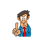 Business Man in Suit（個別スタンプ：16）