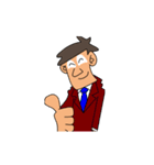 Business Man in Suit（個別スタンプ：21）
