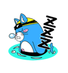 プールに泳ぎに行くニャン！（個別スタンプ：40）