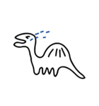 Dinosaurs Whose Mouths Cannot Close ！！！（個別スタンプ：35）