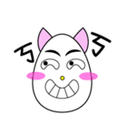 猫のトリックオアトリート（個別スタンプ：7）