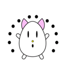 猫のトリックオアトリート（個別スタンプ：17）