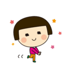 おかっぱ娘 第2弾（個別スタンプ：3）