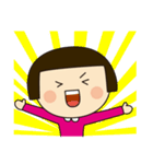 おかっぱ娘 第2弾（個別スタンプ：4）