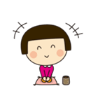 おかっぱ娘 第2弾（個別スタンプ：6）