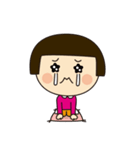 おかっぱ娘 第2弾（個別スタンプ：21）