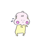 お座りするぴよこさん。そこそこかわいい！（個別スタンプ：40）