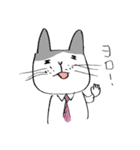 社畜猫（個別スタンプ：14）