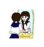ちょっと変テコな女の子スタンプ2（個別スタンプ：21）