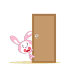 Mischievous Pink Rabbit（個別スタンプ：19）