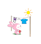 Mischievous Pink Rabbit（個別スタンプ：20）