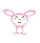 Mischievous Pink Rabbit（個別スタンプ：36）