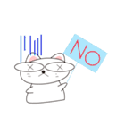 可愛い楽しい猫。（個別スタンプ：11）