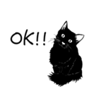 黒猫のチャコ（個別スタンプ：13）