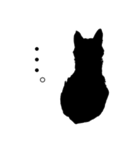 黒猫のチャコ（個別スタンプ：17）