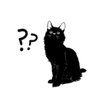 黒猫のチャコ（個別スタンプ：35）