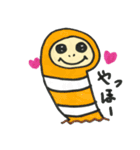 かぶりもの人間（個別スタンプ：35）
