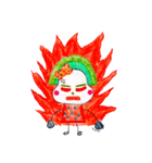 hand-drawing watermelon girl（個別スタンプ：21）