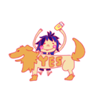 Crazy dog and my crazy world（個別スタンプ：3）
