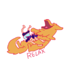 Crazy dog and my crazy world（個別スタンプ：34）