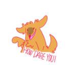Crazy dog and my crazy world（個別スタンプ：35）