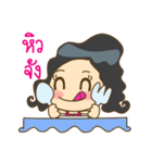 Nong Chompoo cute girl（個別スタンプ：8）