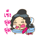 Nong Chompoo cute girl（個別スタンプ：22）