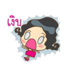 Nong Chompoo cute girl（個別スタンプ：28）