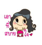 Nong Chompoo cute girl（個別スタンプ：33）
